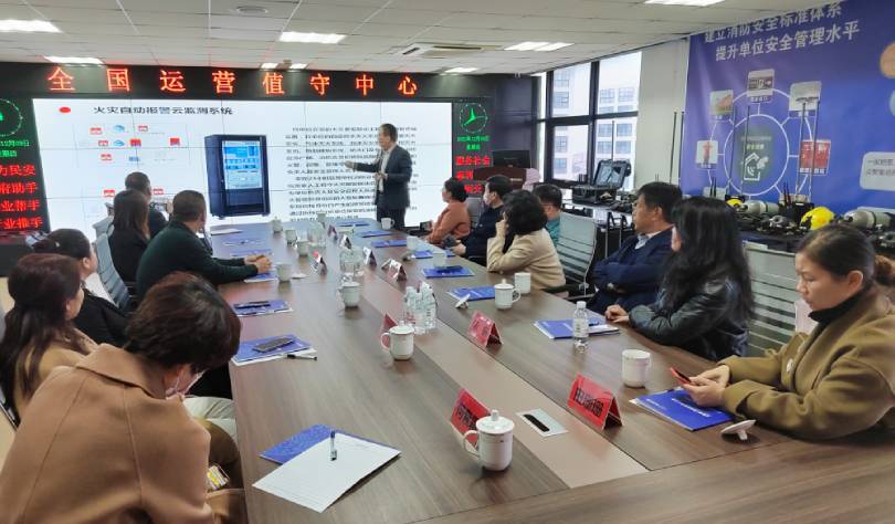 淄博市桓臺縣民政局領導一行蒞臨峻海物聯(lián)考察調研